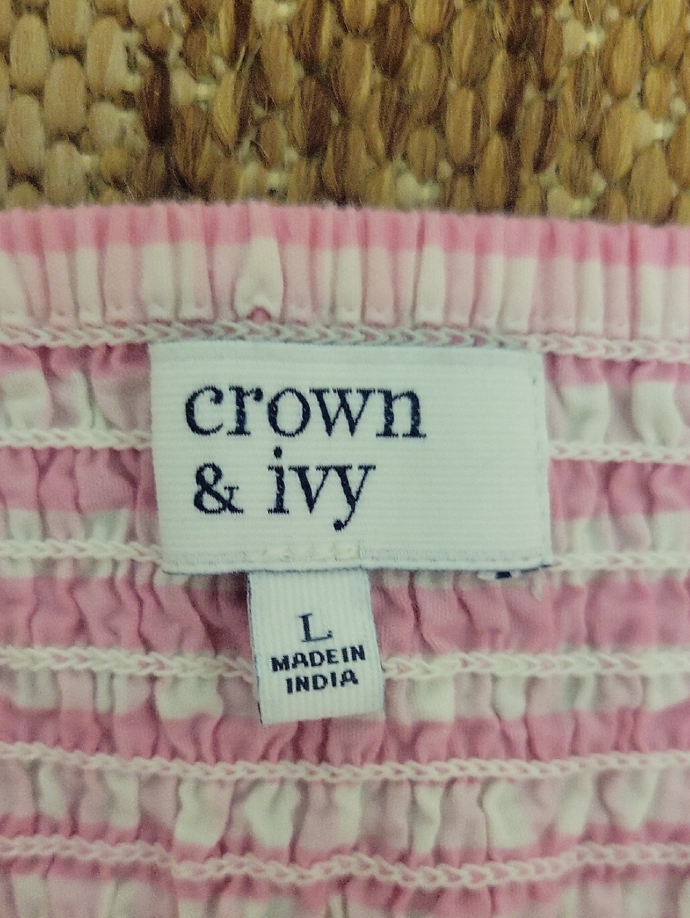 crown & ivy Pink, Green, Black and Light Blue Tiered Gingham Dress - Picture 2 of 3